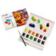 Pastiglia acquerello - ø 18 mm x 10 mm - colori assortiti - Carioca Plus - conf. 12 pezzi