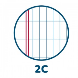 Maxiquaderno Monocromo - A4 - 2 colonne - 80 gr - 42 fogli - Pigna