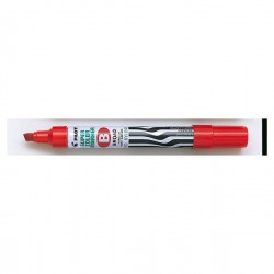 Marcatore Super Color - permanente - punta scalpello 5 mm - rosso - Pilot