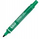 Marcatore permanente N50 - punta tonda - verde - Pentel