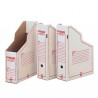 Portariviste Storage Dox 1606 - 87 x 34 x 24,5 cm - bianco/rosso - Esselte Dox