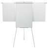 Lavagna portablocco Classic con cavalletto - 100 x 68,5 cm - bracci estensibili - bianco - Nobo