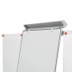 Lavagna portablocco Classic con cavalletto - 100 x 68,5 cm - bracci estensibili - bianco - Nobo