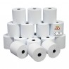 Rotolo per calcolatrici - 60 mm x 28 m - diametro esterno 58 mm - anima 12 mm - 55 gr - carta neutra - Sabacart - blister 10 pez