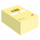Blocco foglietti - 660 - a righe - 102 x 152 mm - giallo Canary - 100 fogli - Post-it