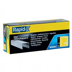 Punti galvanizzati - 13/10 - 10 mm - metallo - Rapid - conf. 5000 pezzi