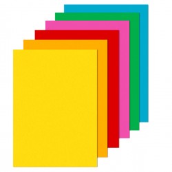 Carta Rismaluce - A3 - 140 gr - mix 6 colori - Favini - conf. 200 fogli