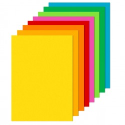 Carta Rismaluce - A4 - 200 gr - mix 8 colori - Favini - conf. 125 fogli