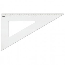 Squadra linea Profil - alluminio - 60gradi - 35cm - Arda