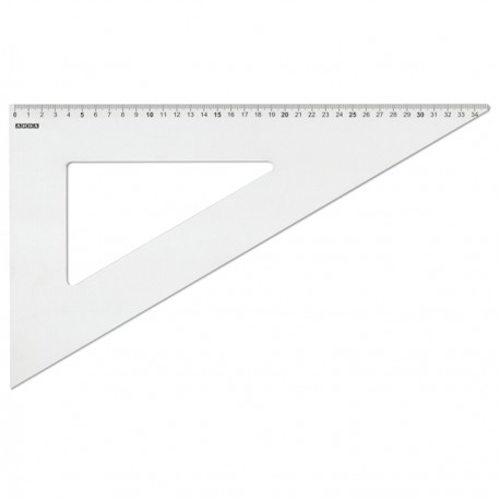 Squadra linea Profil - alluminio - 60gradi - 35cm - Arda