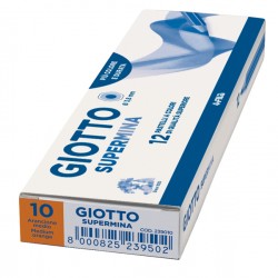 Pastello Supermina - mina 3,8 mm - arancione medio 10 - Giotto