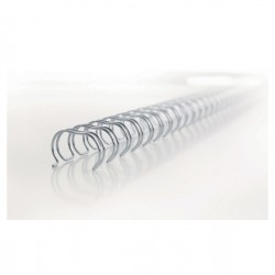 Dorsi spirale - metallo - 34 anelli passo 3:1 - 6,3 mm - bianco - GBC - scatola 100 pezzi