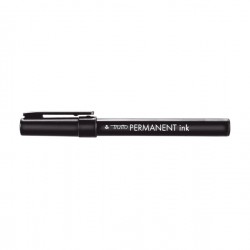 Marcatore Tratto Permanent Ink - punta tonda 2,00mm - nero - Tratto - conf. 12 pezzi
