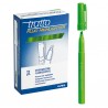 Evidenziatore fluo Highlighter - punta a scalpello - verde - Tratto - conf. 12 pezzi