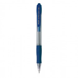 Penna a sfera a scatto Supergrip - punta media 1,0mm - blu - pilot