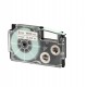 Nastro - 6 mm x 8 mt - nero/bianco - Casio