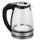 Bollitore elettrico cordless - caraffa in vetro - 2200 W - nero - Melchioni family