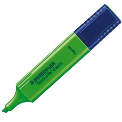 Evidenziatore Textsurfer Classic - punta a scalpello - tratto da 1,0-5,0mm - verde - Staedtler