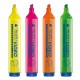 Evidenziatore Tratto Video - punta a scalpello - tratto da 1,0-5,0mm - astuccio 4 colori - Tratto