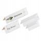 Portanome da tavolo Prisma - 30 x 5 cm - PVC trasparente - Sei Rota - conf. 5 pezzi