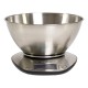 Bilancia da cucina Graal - con ciotola - peso massimo 5 kg - acciaio - Melchioni family