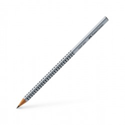 Matita di grafite Grip 2001 - gradazione H - triangolare antiscivolo - Faber-Castell