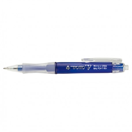 Penna a sfera a scatto Tratto 3 - punta 1,0mm - tratto 0,5mm - blu - Tratto