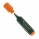 Evidenziatore Textliner 48 - punta di 3 differenti larghezze: 5,0-3,0-1,0mm - arancio - Faber-Castell