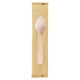 Cucchiaini monouso - imbustati singolarmente - 11 cm - legno - Signor Bio