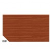 Carta crespa - 50 x 250 cm - 48 gr - marrone 870 - Rex Sadoch - conf.10 rotoli