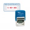 Timbro S260/L3 Datario + REGISTRATO - 4 mm - autoinchiostrante - bicolore - Colop