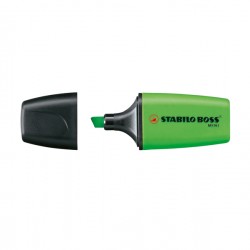 Evidenziatore Boss Mini - punta a scalpello - tratto 2 - 5 mm - verde 33 - Stabilo