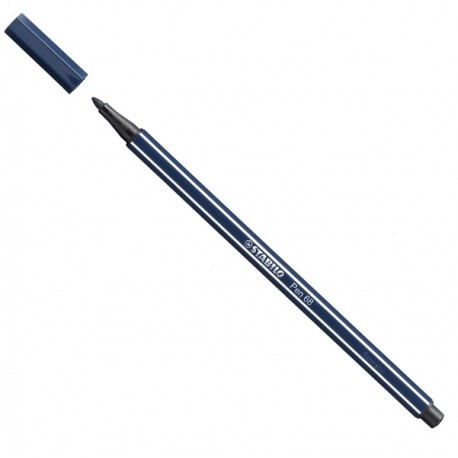 Pennarello Pen 68 - grigio payne 98 - Stabilo