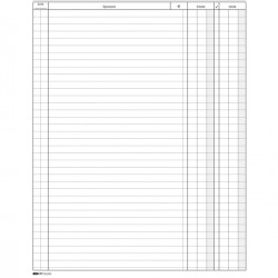 Libro cassa - 31 x 24,5cm - 100 fogli - Edipro