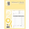Blocco fatture 1 aliquota Iva - 50/50 fogli autoricalcanti - 29,7 x 21cm - Edipro
