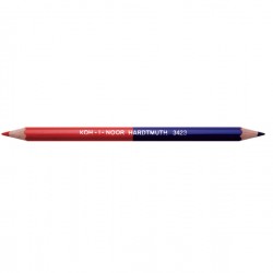 Matita bicolore grossa - rosso/blu - Koh.I.Noor - conf. 12 pezzi