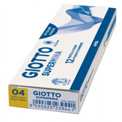 Pastello Supermina - mina 3,8 mm - giallo scuro 04 - Giotto