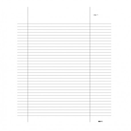 Registro libro soci - 31 x 24,5cm - 92pg - numerate - Edipro