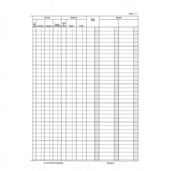 Registro contabilità dei lavori - 31 x 21cm - 47pg - numerate - Edipro