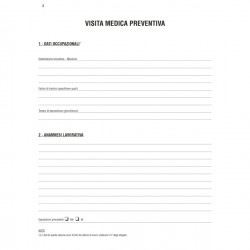 Cartella sanitaria di rischio per lavoratori esposti ad agenti cancerogeni - 31 x 24cm - Edipro