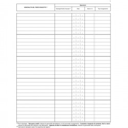 Registro antiriciclaggio operatori non finanziari - 31 x 24 - 96 fogli - Edipro