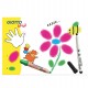 Supercolori a dita - 100 ml - rosso, blu, giallo - Giotto - conf. 3 pezzi