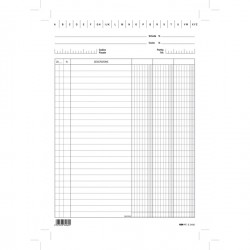 Schede - 3 colonne - 29,7x21 cm (verticale) - Edipro - bianco - conf. 100 pezzi