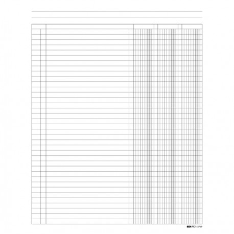 Registro a 3 colonne - 31 x 24cm - 100 fogli - Edipro