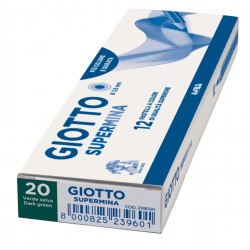 Pastello Supermina - mina 3,8 mm - verde salvia 20 - Giotto