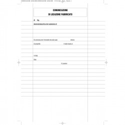 Fascicolo contratto di locazione libero - 29,7 x 21cm - Edipro