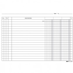 Schede in cartoncino 3 colonne - 15 x 21 cm orizzontale - Edipro - conf. 100 pezzi