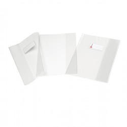Coprimaxi Supercristallo - s/alette - PVC - 200 mic - 21 x 30 cm - liscio - trasparente - neutro - Colorosa