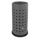 Portaombrelli forato - diametro 24 cm - H 48 cm - 21 L - acciaio - grigio - Stilcasa
