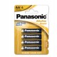 Pila stilo AA - 1,5V - Alkalin Power - Panasonic - blister 4 pezzi